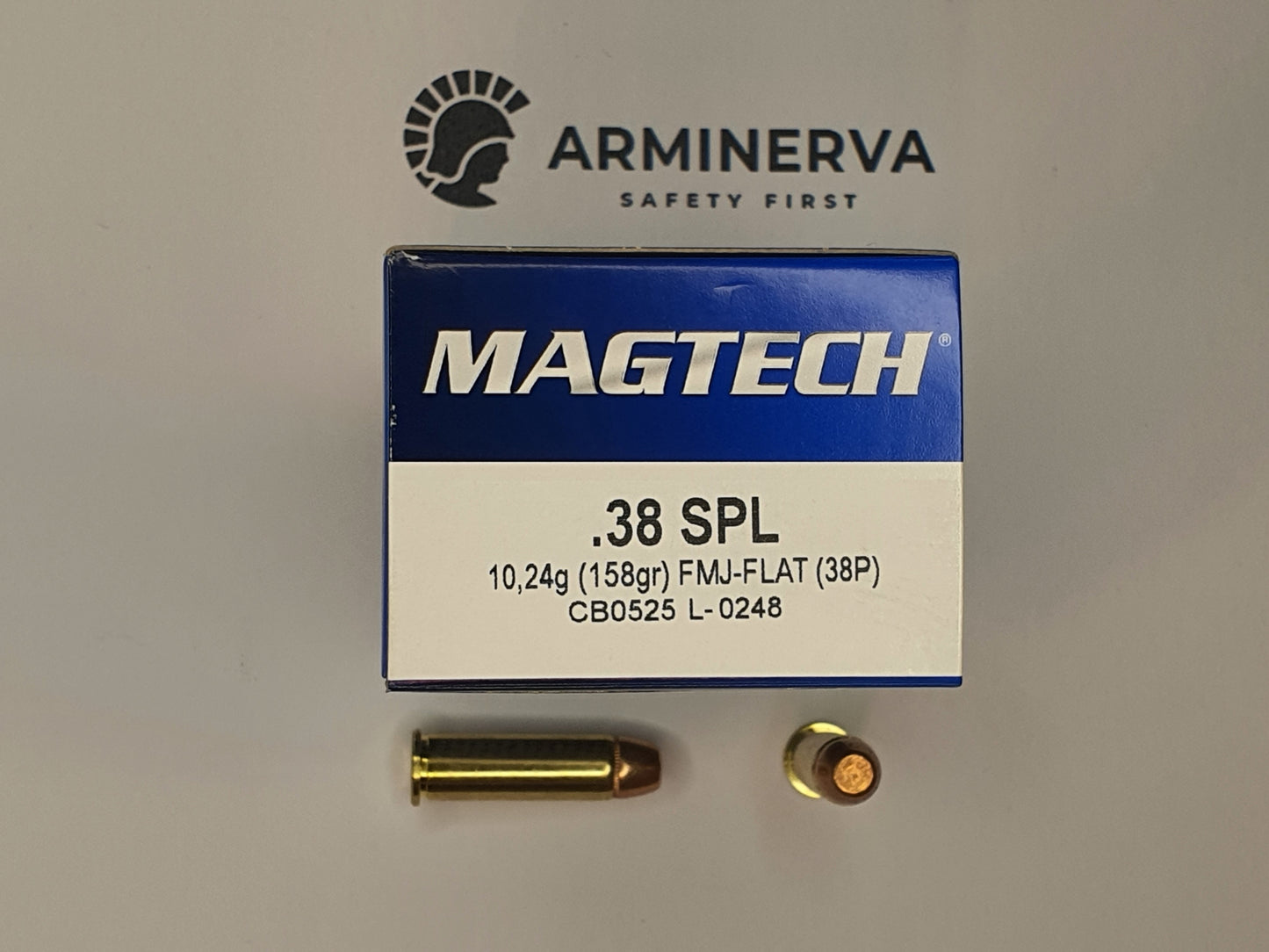 Magtech .38 Special Vollmantel Flachkopf 10,2g/158grs.